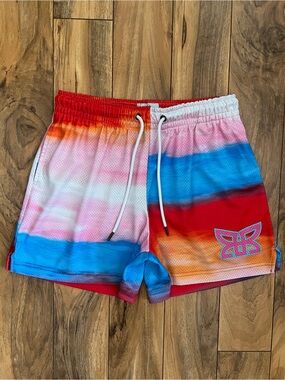 Ryoko Rain Tie Dye Rainbow Shorts